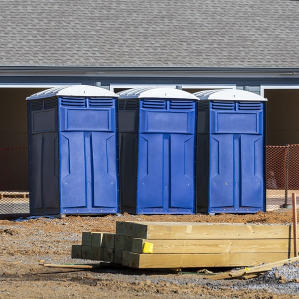 how do you ensure the portable restrooms are secure and safe from vandalism during an event in Clarendon Hills